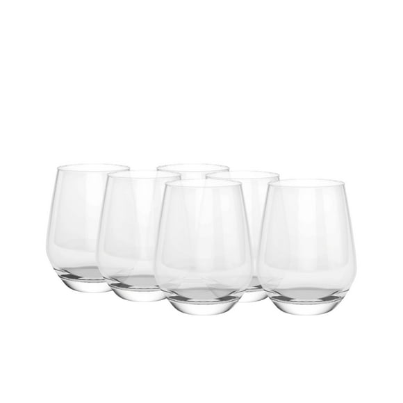 Juego De 6 Vasos De Vidrio Cristar Sicilia 380 ml