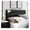 Black, variant on Lily Tufted Faux Leather Upholstered Twin Headboard in Brown