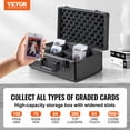 thumbnail image 2 of VEVOR 108 PSA Graded Card Storage Box 4 Slots Sports Card Holder Case Key Lock, 2 of 9
