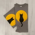 thumbnail image 3 of Spunky Stork Boys Black Cat Moon Organic Cotton Halloween Top, Sizes Newborn to 16, 3 of 4