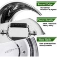 thumbnail image 3 of czcpp-9 Inch Cheese Melting Dome, Small Round Basting Steam Cover Set of 2, Professional Stainless Steel Griddle Grill Accessories for Flat Top BBQ Indoor & Outdoor, Heavy Duty & Dishwasher Safe, 3 of 4