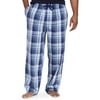 Harbor Bay by DXL Big and Tall Men's Plaid Lounge Pants, Blue, 3XLT