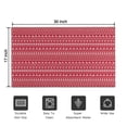 thumbnail image 5 of Red Christmas Pattern Door Rugs,Washable Non Slip Door Mats Indoor,Decorative Door Mats,Entry Mat Indoor for Entrance,Bedroom,Kitchen,Bathroom,17"x30", 5 of 6