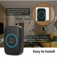 thumbnail image 4 of Wireless Doorbell, Weather Resistant Kit With Expandable System, Range Up To 500Ft, Volume Adjustable, 50 Chimes For Home, Office, Hotel, 4 of 5