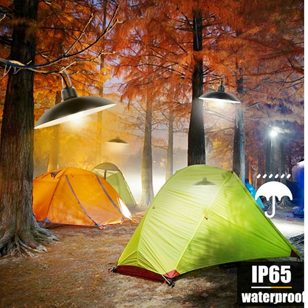 Lampe Solaire Extérieur Suspendue Double Tête - Dimmable, Télécommande, IP65, 15W, Blanc Chaud - Pour Terrasse, Chemin, Jardin