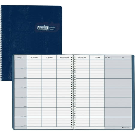 Doolittle Horizontal Planner - House of Doolittle, HOD50907, Teachers Planner, 1 Each, Blue