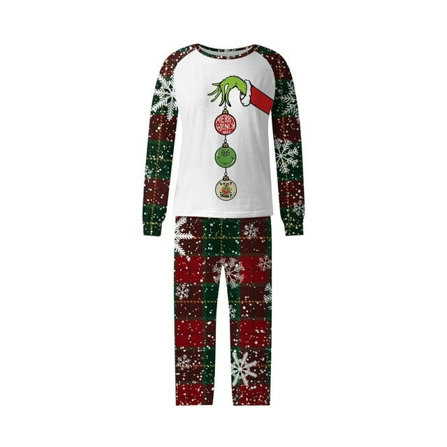 MesaSe Pyjamas Assortis de Noël pour Bébé et Famille Ensembles de Pyjamas des Fêtes Ensembles de PJ Pyjamas pour la Famille