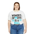 thumbnail image 6 of DJH Apparel | Women's Sports Is A Real Thing Swimming Unisex Tshirt, 6 of 8