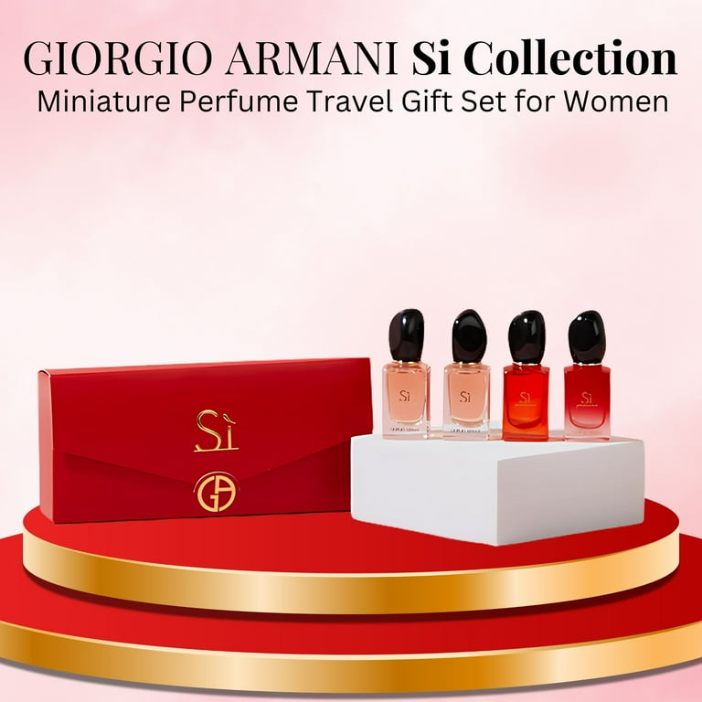 Giorgio Armani Si Women Perfume Gift Set Mini Splash 0.24 oz