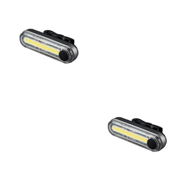 Greeniant Luces de bicicleta Accesorios de bicicletas profesionales Accesorios de luz trasera recargables USB para ciclismo nocturno al aire libre Weiße Beleuchtung 2piezas Greeniant CBP227385