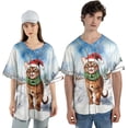 thumbnail image 4 of Hello Winter Abyssinian Frosty Morning Walk Welcome Snowy Christmas All Over Print 3D Baseball Shirt Cat Lover Kitten Owner Gifts Softball Sport - 02018, 4 of 6