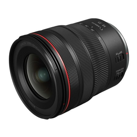 Canon - RF14-35mm F4L IS USM Ultra-Wide-Angle Zoom Lens for EOS R-Series Cameras - Black