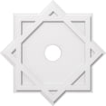 thumbnail image 1 of Ekena Millwork CMP26AL-04000 26 Pouces x 4 Pouces ID Carré Axel Architectural Grade PVC Contemporain Médaillon de Plafond, 1 of 1