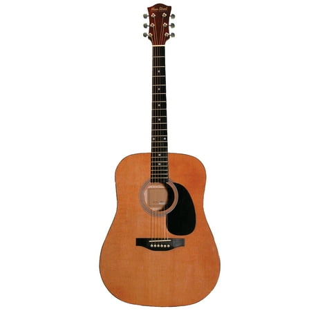 Main Street MA241 41-Inch Acoustic Dreadnought Guitar In Natural (Best Cedar Top Acoustic Guitar)