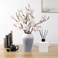 thumbnail image 4 of 2PCS 200ml Reed Glass Diffuser Set，Essential Oil Container,6.7oz Refillable Empty Glass Bottles with Sticks,Diffuser Jars for Home Oil Fragrance Matte White (200ml Square), 4 of 5