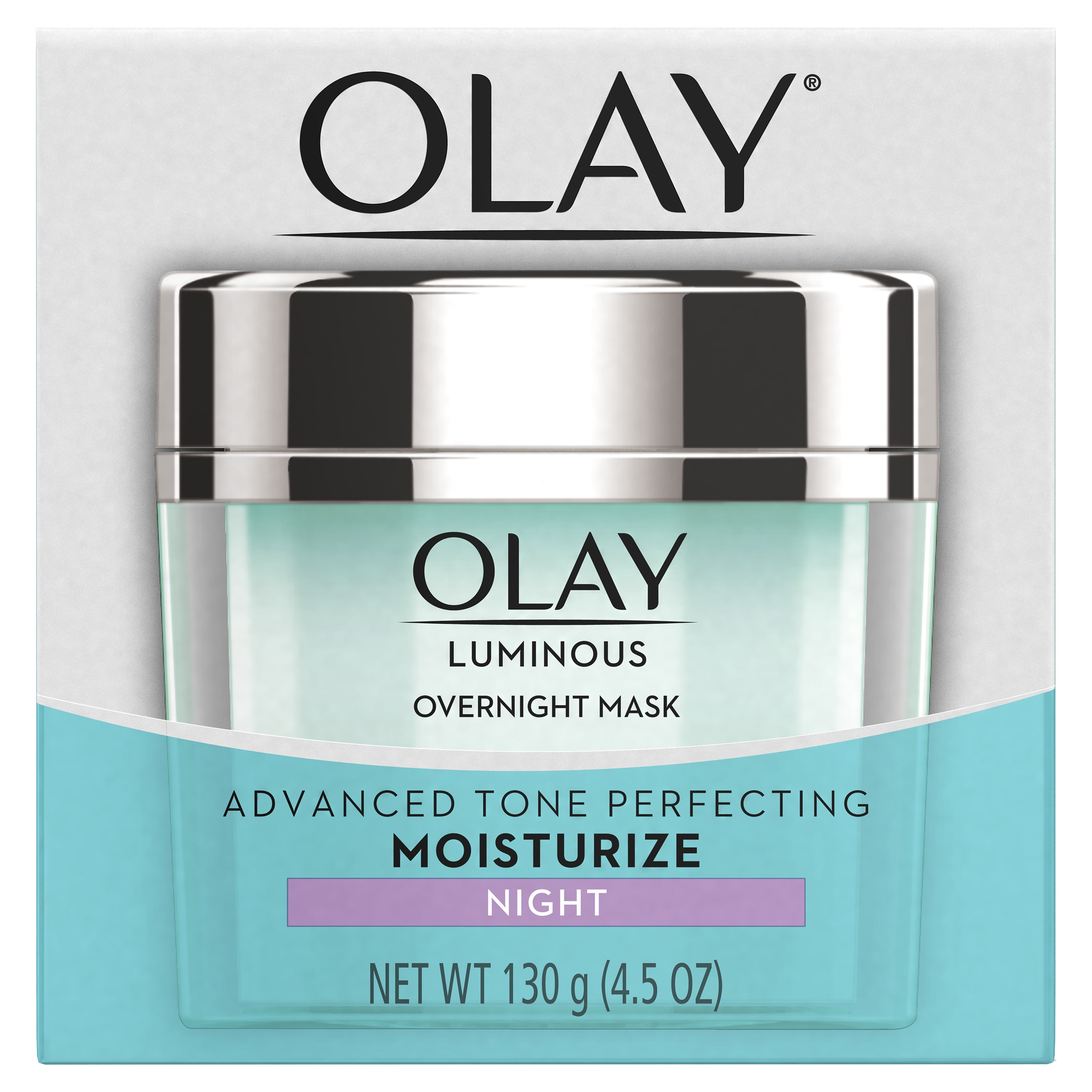 Olay Luminous Overnight Facial Mask Gel Moisturizer, 4.5 oz Walmart