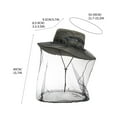 thumbnail image 3 of Mosquito Hat under $5! Yannianjz Outdoor Mosquito Hat with Mesh Net, Multi Functional Sun Protection Climbing Hat, Quick Dry Fisherman Hat for Hiking and Fishing, 3 of 3