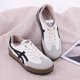 thumbnail image 5 of Zapatos para caminar para mujeres encaje zapatos casuales zapatillas anchas zapatillas de zapatilla de punta transpirable para al aire libre en interiores, 5 of 6