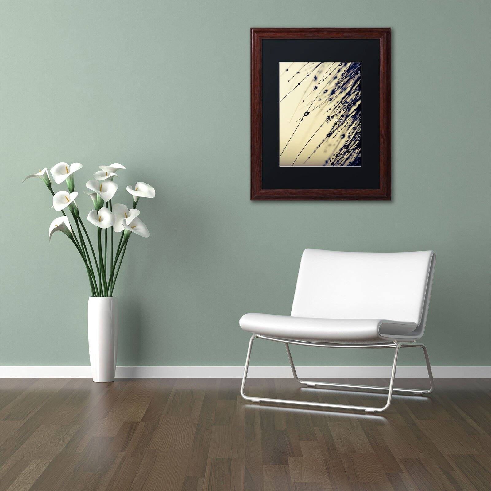 Trademark Fine Art "Music of Yesterday" Canvas Art by Beata Czyzowska Young, White Matte, Black Frame