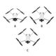 thumbnail image 5 of Matsuzay 4 pares de hélices de drones, hélices, tornillos montados, adultos, aviones, plata Type3 NO3, 5 of 6