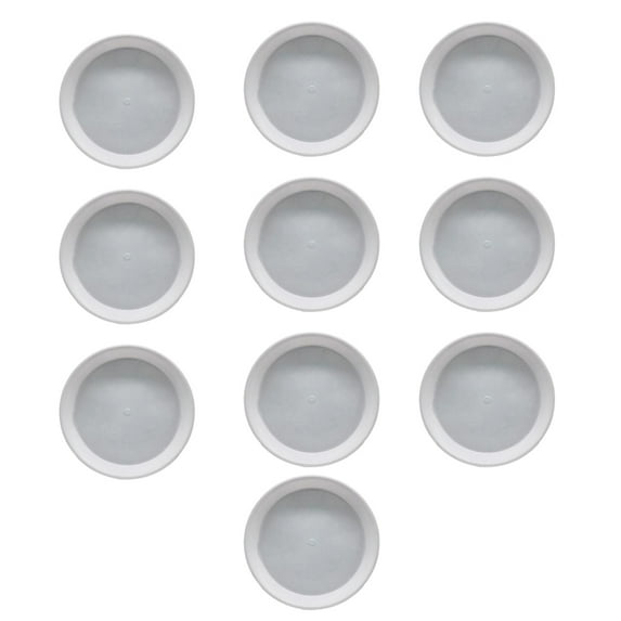 NUZYZ 10Pcs 10Sizes Plastic Round Shape Home Garden Flower Pot Planter Tray Saucers