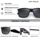 thumbnail image 3 of Gafas de Sol JIM HALO Retro Cuadradas Polarizadas UV400 56MM para Hombre, 3 of 6