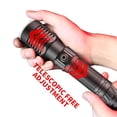 thumbnail image 2 of Linterna De Largo Alcance Linterna LED de largo alcance de 30 W, IPX4, resistente al agua, 800 lm, tipo C, lámpara recargable USB, 2 of 8
