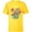 Yellow, variant on Disney Lilo & Stitch Beach Vibes Sunny Surfing Aloha - Short Sleeve T-Shirt for Kids - Customized-White
