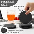 thumbnail image 2 of Stone Coaster 10cm Round Glass Coaster with Practical Stand, 2 of 5