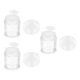 thumbnail image 1 of 3 piezas de envase cosmético vacío multifuncional transparente con tapa 5 ml embotellado cosmético portátil tarro vacío para loción pimienta en polvo 1 agujero Salvador frasco recargable vacio, 1 of 7