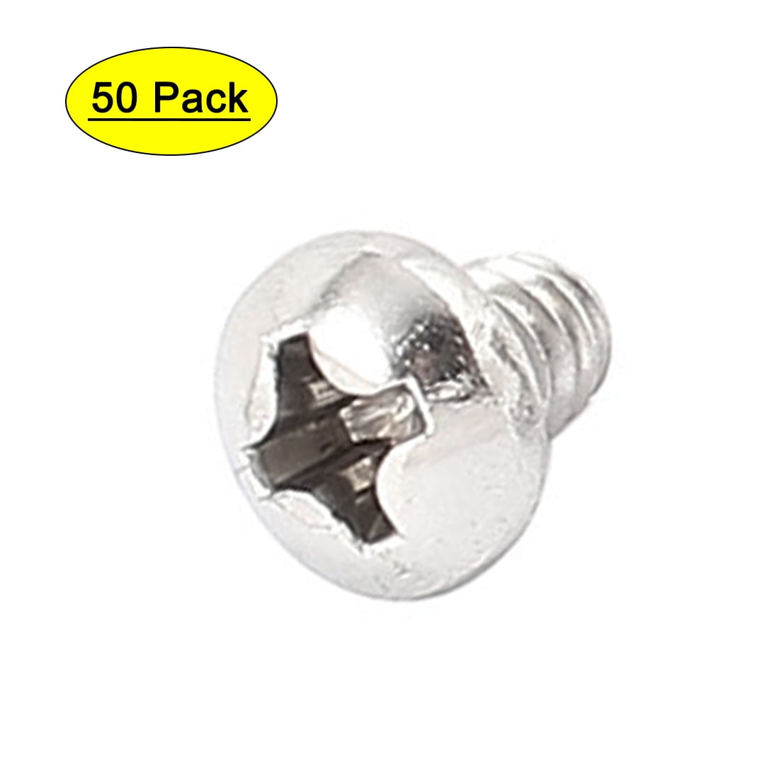 50 Pcs 632 x 3/16" Stainless Steel Truss Head Bolts Machine Screws