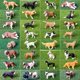 thumbnail image 2 of Simulación Retriever, collie, Bull Terrier, Boxer, St Bernard Dog Animal Model figuras figuritas decoración del hogar regalo para niños pequeños qym unisex, 2 of 2