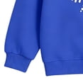thumbnail image 5 of Blue Girls Snowflake Graphic Sweatshirt 11-12 Years,Long Sleeve Crew Neck Pullover,Winter Holiday Party Casual Top for School Daily Wear Outfits, 5 of 6