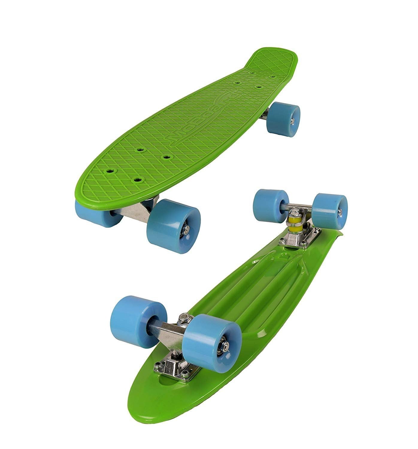 moboard graphic complete skateboard pro/beginner 22 inch vintage style with interchangeable