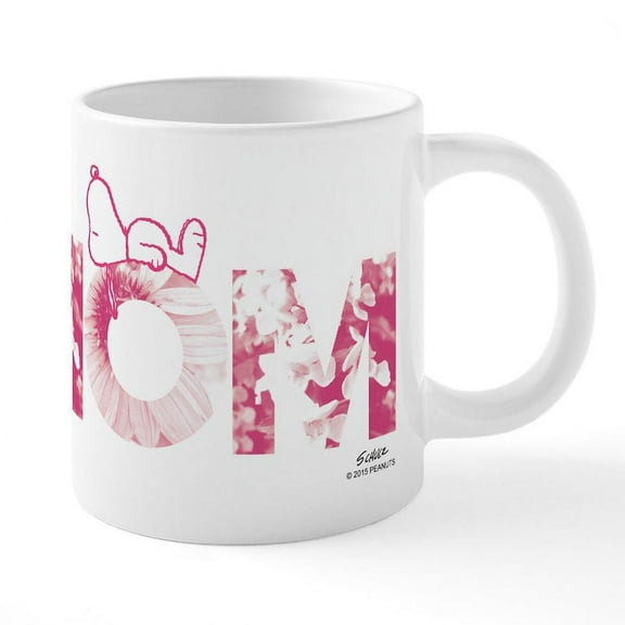 CafePress - Snoopy Mom - 20 Oz White Ceramic Mega Mug