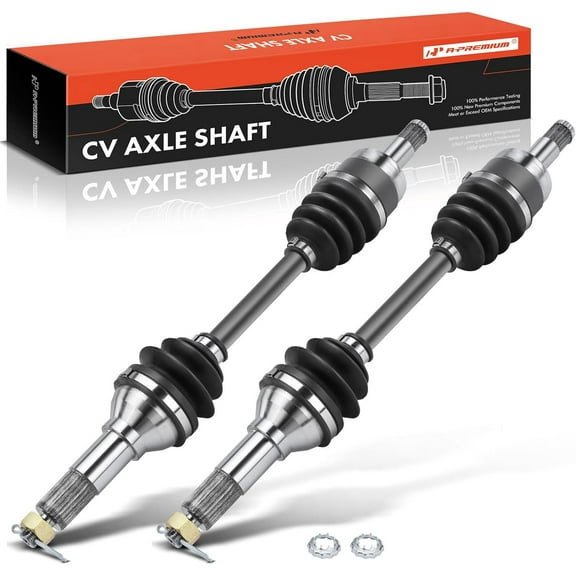 A-Premium Pair (2) Front CV Axle Shaft Assembly Compatible with Yamaha Kodiak 400, 2000 2001 2002, Left and Right