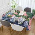 thumbnail image 2 of Yayeee Tablecloths 60" x 90" Rectangle Wrinkle Resistant Party Table Cover, Floral Vase, 2 of 8