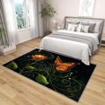 thumbnail image 4 of 2x3 Rug, Floral Door Mat Washable Non Slip Soft for Entryway, Butterfly Flower Rug, Girls Carpet, Floral Home Decor & Gifts, 4 of 7
