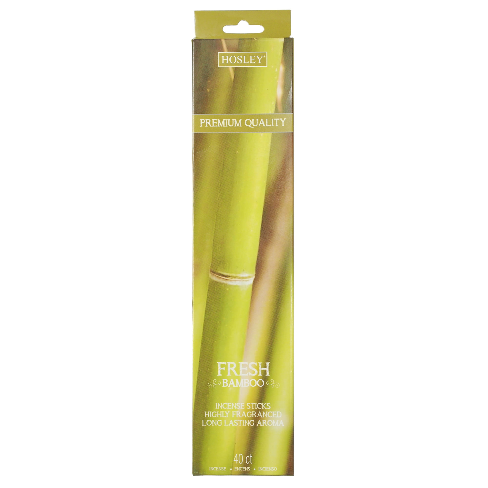 Hosley 40 pc. Highly Fragrance Fresh Bamboo Incense Sticks