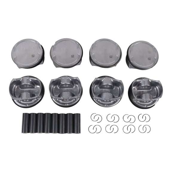 NAVOROGE 8x Pistons & Rings Set For Mercedes-Benz C63 E63 SL63 AMG W204 W211 M156 6.3 V8 1560300917