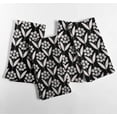 thumbnail image 2 of Vargottam Designer Black Cotton Canvas Napkins - Set of 12, 20-Inch, Floral Design, Durable & Absorbent Cloth Napkins for Dining, Parties, and Home Decor - Machine Washable, 2 of 7