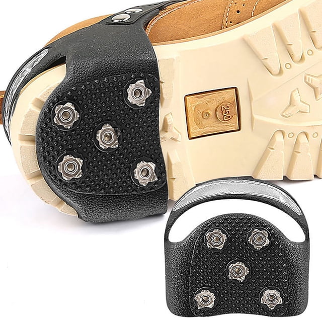 BotaniNest Slip Ice Cleats Traction With Reflective Design For Outdoor Hiking Climbing Ice