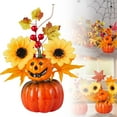 thumbnail image 4 of BNNG Fall Decorations for Home Table Centerpiece with Pumpkin Vases - Thanksgiving Kitchen Dining Indoor Décor Set for Autumn Harvest Seasonal Display, 4 of 8