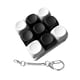 thumbnail image 2 of Llavero con teclado, juguete sensorial para fiestas, cumpleaños, teclados de , teclado con clicker para oficina, bolso, trabajo, mujeres, hombres, y negro, 2 of 8