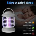 thumbnail image 5 of Electric Bug Zapper Portable Mosquito Control Lamp USB Charging Khaki, 5 of 5