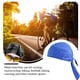 thumbnail image 4 of Eigraketly Sombreros Gorros de quimio Pañuelo para la cabeza Bandana Quick Sun Pasamontañas atado por detrás Hip Pop Head Wrap Casco Capucha interior Ciclismo azul real Eigraketly OD020489-07B, 4 of 6