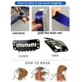 thumbnail image 3 of Extensions de Cheveux Colorées 22 Pouces 10 Pcs/set - Mets en Valeur les Cheveux Raides et Chauds - Clip Synthétique (Bleu), 3 of 4