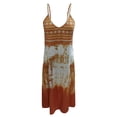 thumbnail image 4 of Vestido largo HUOGUO Fashion para mujer, verano, cuello en V, 4 of 4