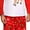 Hommes, variante sur Rudolph Ensemble de Pyjama Familial Ensemble de Vêtements de Nuit Assortis pour les Fêtes Nez Rouge Inclus