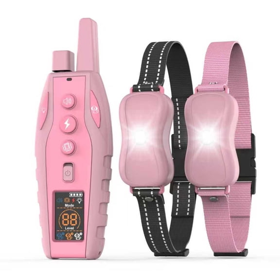 Dog Shock Collar 2 Dogs (10-120lbs) - 3 Correction Modes Dog Training Collar with Remote 3300Ft Control for Small Medium Large Dogs